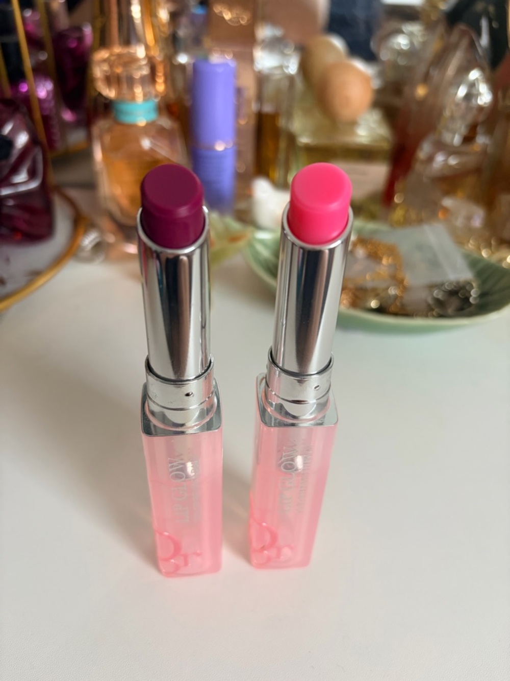 Christian Dior Addict Lip Glow - 008 Ultra Pink & 006 Berry